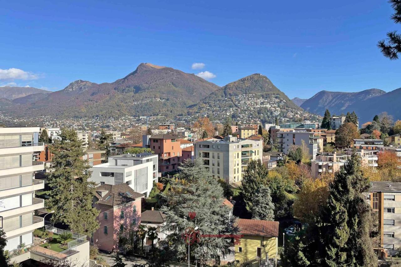 Romantic Loft With Outside Swimming Pool, 400m From Station Apartment Lugano